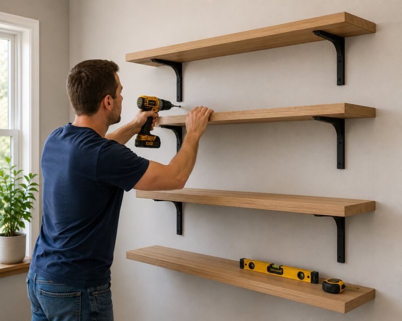 Overhead Shelving Installation in Frederick, MD