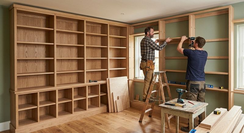 Built In Shelving Service in Durham, NC