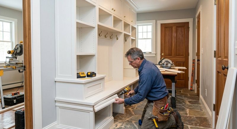 Built In Tv Cabinetry in Raleigh, NC