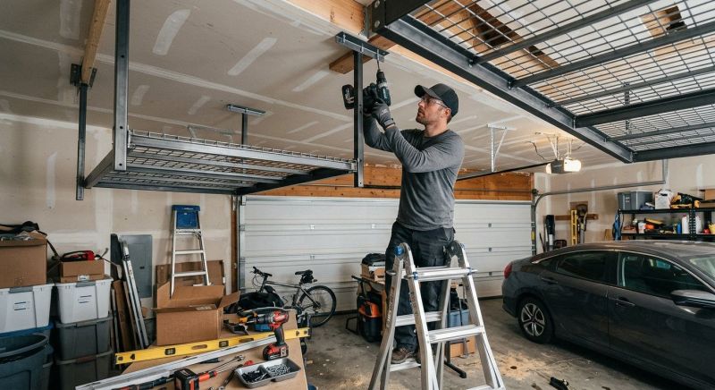 Ceiling Rack Installation in Greensboro, NC