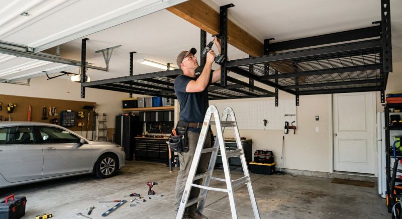 Ceiling Rack Installation in Frederick, MD