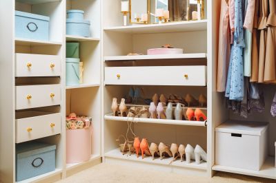Mudroom Organization detail