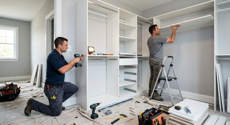 Walk In Closet Remodeling in Greensboro, NC