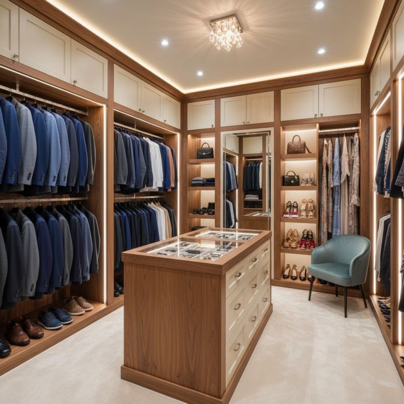 Walk In Closet Remodeling in Greensboro, NC