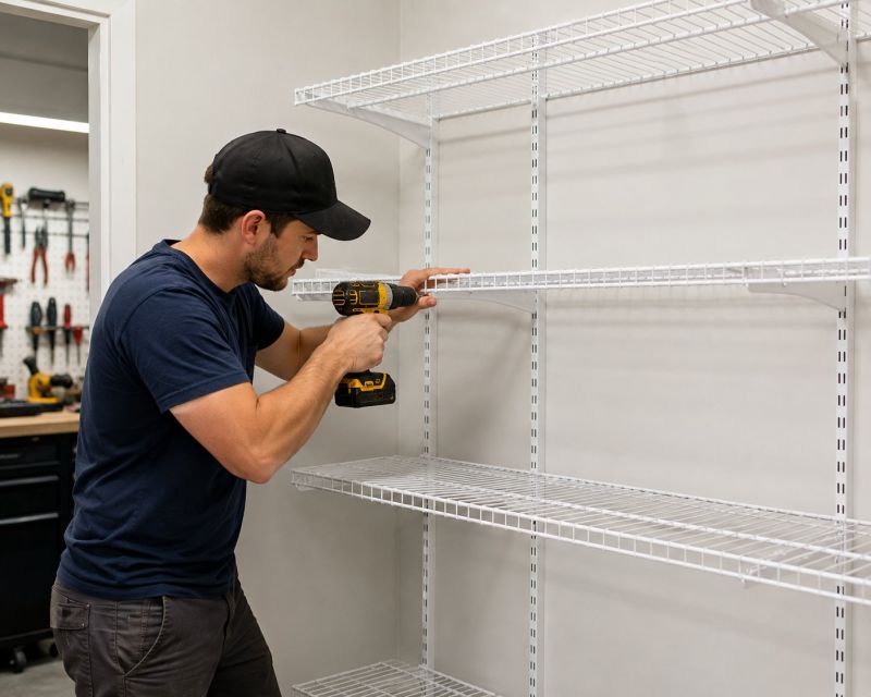 Wire Shelving Installation in Frederick, MD